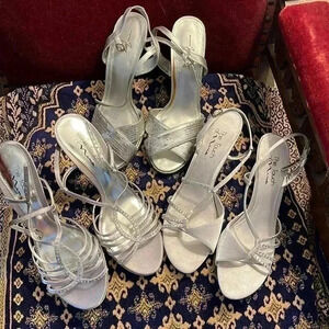 Three pairs of beautiful formal dress shoes. They are stunning.